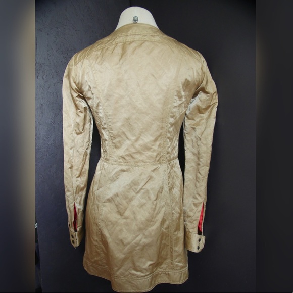 NANETTE LEPORE GOLD SILKY JACKET - Picture 4 of 8